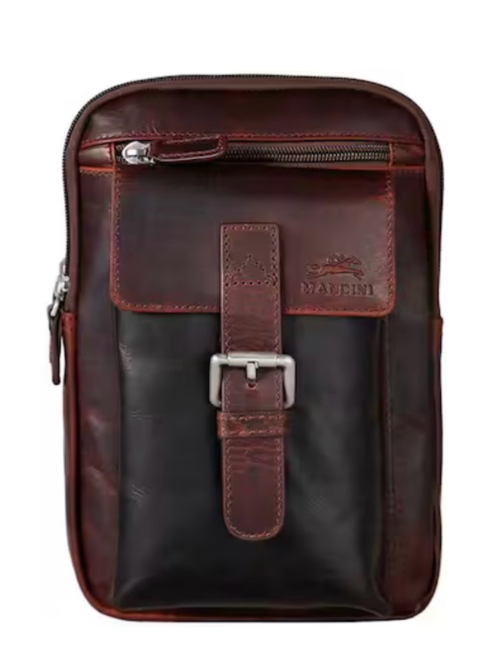 Mancini Buffalo Crossbody Organizer Bag
